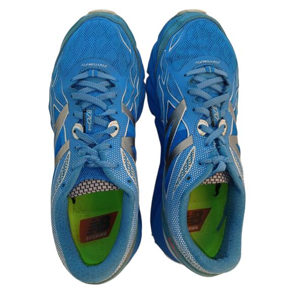 New Balance 870 Women's Carribean Blue & Silver Running Sneakers - Size 10B - Picture 6 of 8